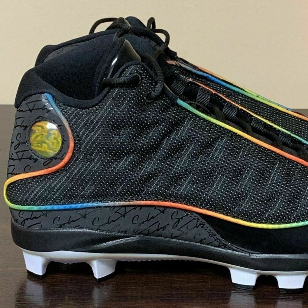 RARE Jordan 13 X SoleFly MLB Miami Marlins Cleats